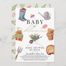 Baby i Bloom Verktyg Baby Shower efter post