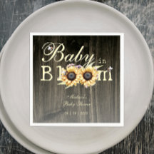 Baby i Bloom Watercolor Solsun Baby Shower