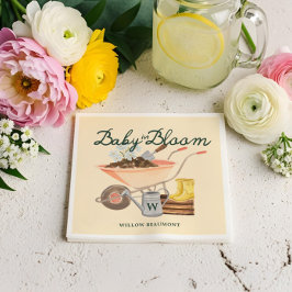 Baby i Bloom  Wheelbarrow Baby Shower Pappersservett