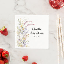 Baby i Bloom WildblomBaby Shower Pappersservett
