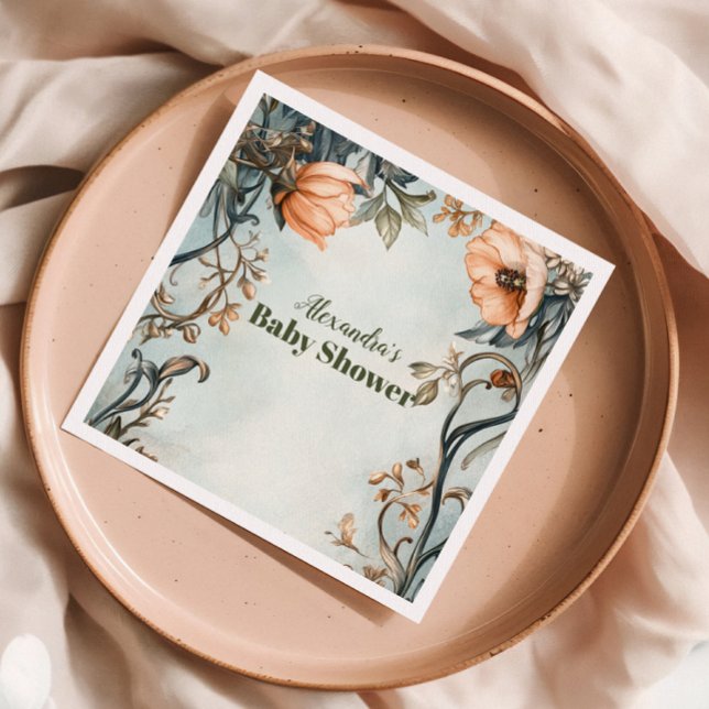 Baby i Bloom Wildblomma Pappersservett (Skapare uppladdad)