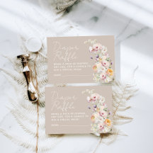 Baby i Bloom Wildblomme Baby Shower Diaper Raffle