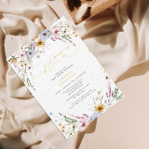 Baby i bloom Wildblomme Baby Shower