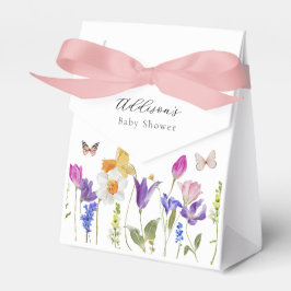 Baby i Bloom Wildblomme Baby Shower Presentaskar
