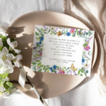 Baby i Bloom Wildblomme Bokar för Baby Biljett