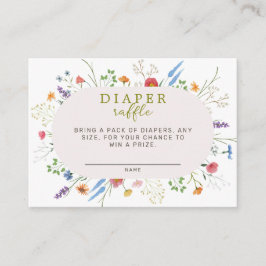 Baby i bloomarkeringshöljet Raffle-hölje Tilläggskort