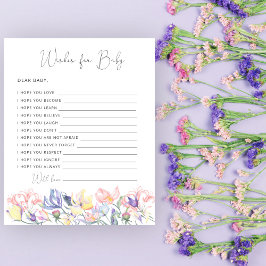 Baby i bloombabydusch Önskemål för baby