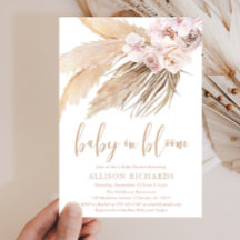 Baby i bloompampas, boho Girl