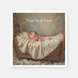 Baby i Cradle Pappersservett