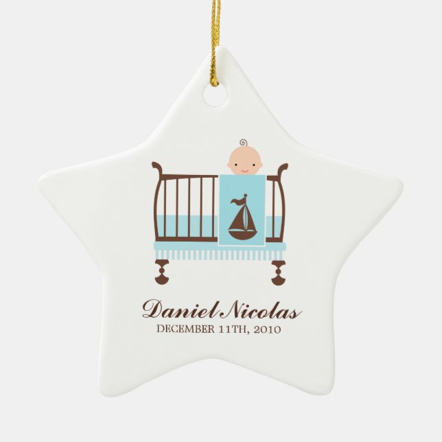 Baby i Crib Ornament (Framsidan)
