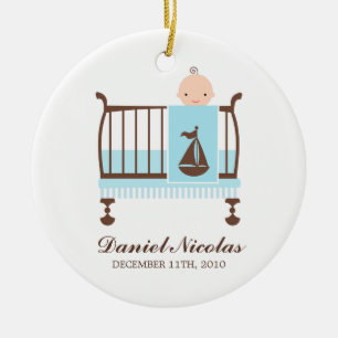 Baby i Crib Ornament