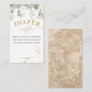 Baby i dagbok Grey & Guld Baby Shower Tilläggskort