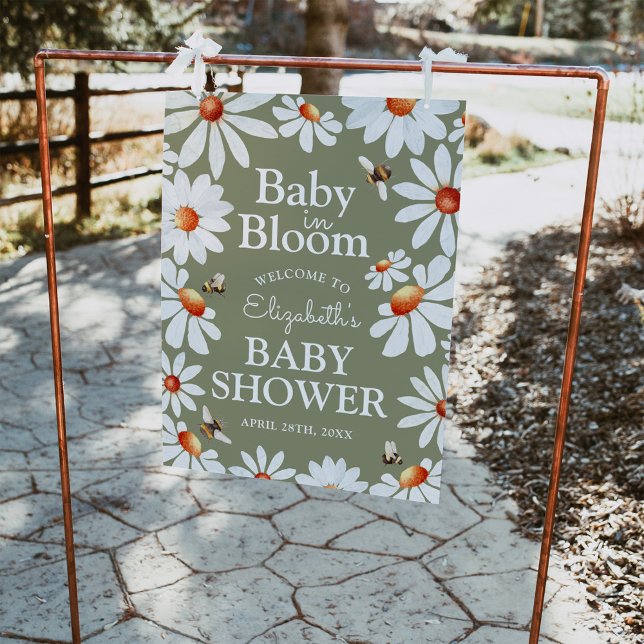 Baby i Daisy för vattenfärgen Bloom och Bumblebee Poster (Skapare uppladdad)