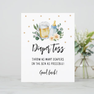 Baby i Diaper Toss Game brinner grey