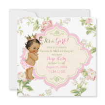 Baby i Färg Girl Rosa Grönt Ro Flowers Blommigt