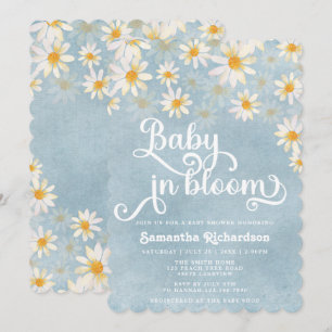 Baby i inbjudan till babyådgivare i Bloom Daisy