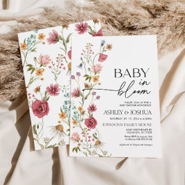 Baby i inbjudan till Bloom Blommigt