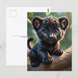 Baby i Jungle, vykort för postkorsning