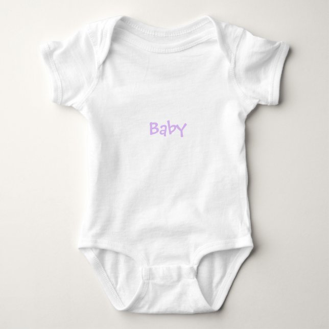 Baby i Light Lila T-shirt (Framsida)