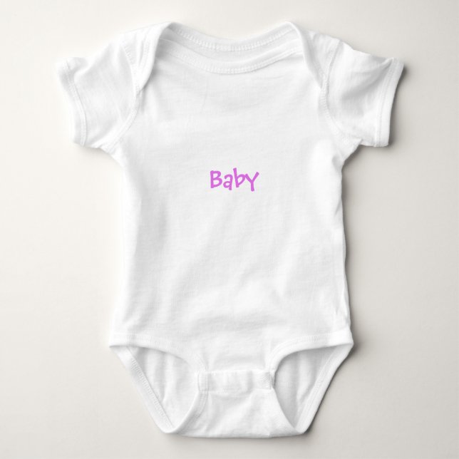 Baby i lilor t-shirt (Framsida)