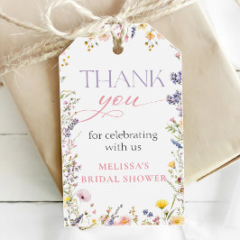 Baby i Märkre i Bloom Wildblomme Baby Shower Gift Presentetikett