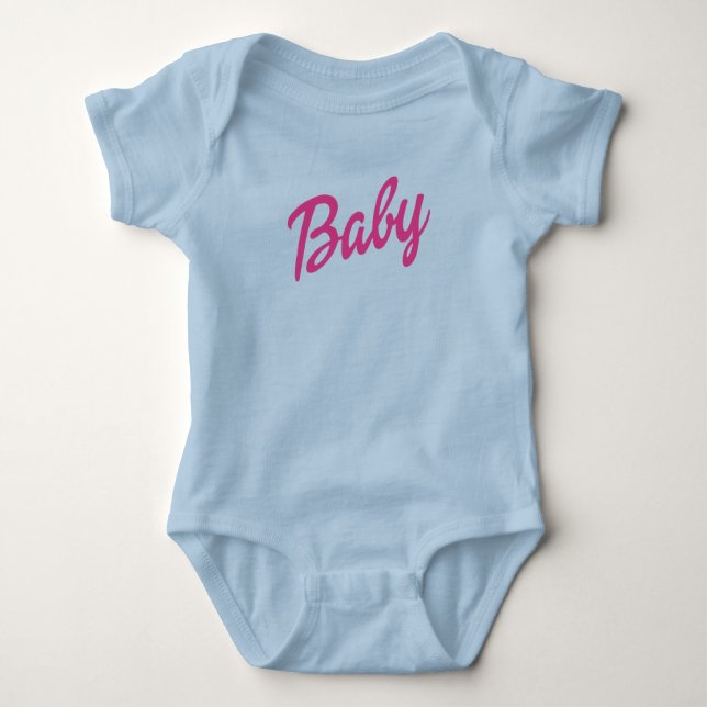 BABY i ROSA T Shirt (Framsida)