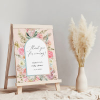 Baby i Tack för Bohemian Baby Shower