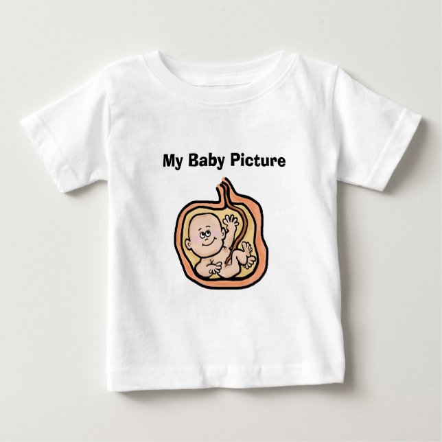 Baby i Womb Funny Baby T-Shirt (Framsida)