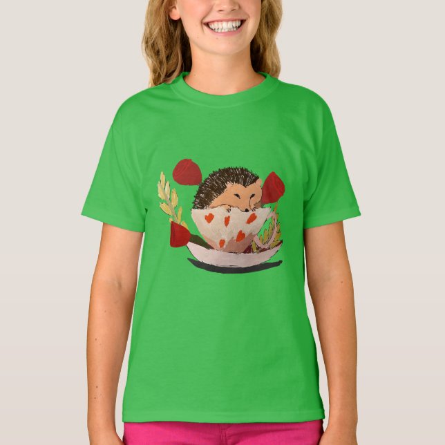 Baby Igelkott T Shirt (Framsida)