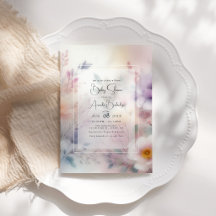 Baby in Bloom Akvarell Blommig Bebis Shower
