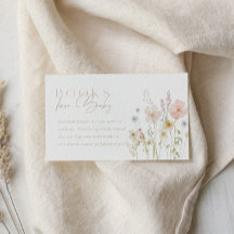 Baby In Bloom Baby Shower Infogningskort Bokförfrå