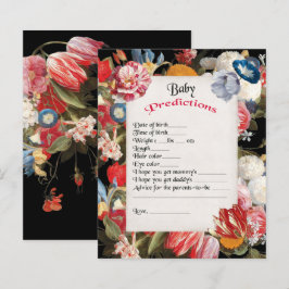 Baby in Bloom Baby Shower Predictions Game