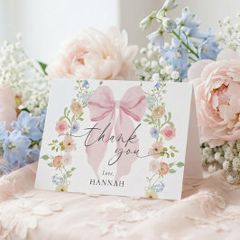 Baby in Bloom Baby Shower Tack Kort