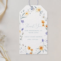 Baby in Bloom Baby Shower Tackkort