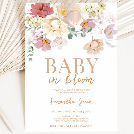 Baby in Bloom -barnkalas Inbjudningar