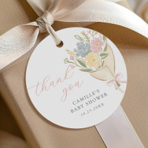 Baby in Bloom Blommig Flickbabyfirande Tacksamhet