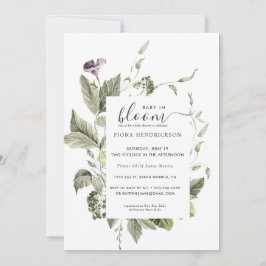 Baby in Bloom | Blommig grönska Baby Shower