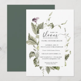 Baby in Bloom | Blommig grönska Baby Shower