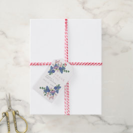 Baby In Bloom Blommig Rosa Bebis Shower Tackkort Presentetikett