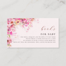 Baby in Bloom Blommiga böcker för baby shower