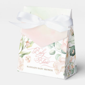 Baby in Bloom Blommor Barnkalas Presentaskar