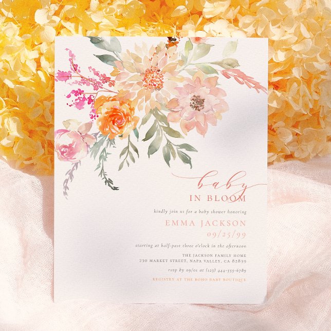 Baby In Bloom | Blush Vår Blommig Bröllopsbudget (Skapare uppladdad)