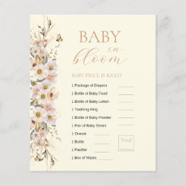 Baby In Bloom Boho Neutral Bebis-babyshowerlek