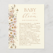 Baby In Bloom Boho Neutral Bebis-babyshowerlek