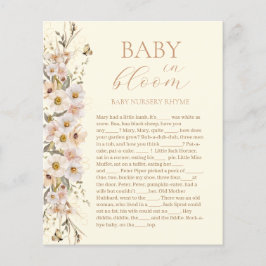 Baby In Bloom Boho Neutral Bebis-babyshowerlek