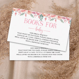 Baby in Bloom – Pink Rose Garden Baby Shower Tilläggskort