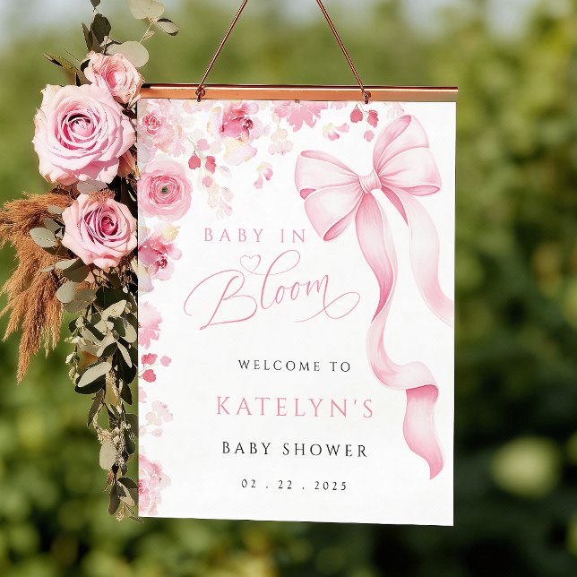 Baby in Bloom Poster | Digital Option Available (Skapare uppladdad)