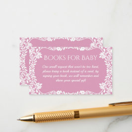 Baby in bloom rosa babydusch bok-begäran tilläggskort