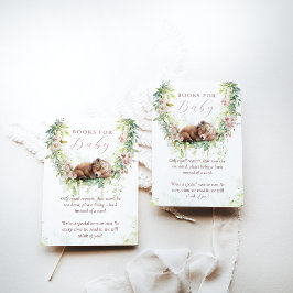 Baby in Bloom Skogsblommor För Barnkalas Bok Tilläggskort