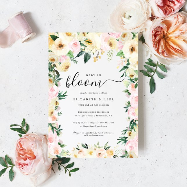 Baby in Bloom | Solbelyst blomsterbabyfirande (Skapare uppladdad)
